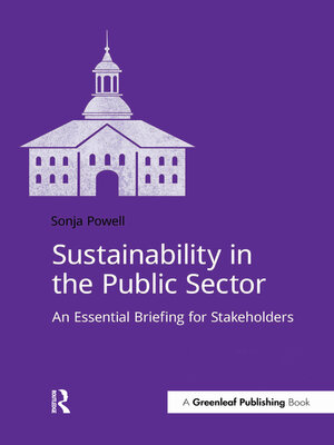 cover image of Sustainability in the Public Sector